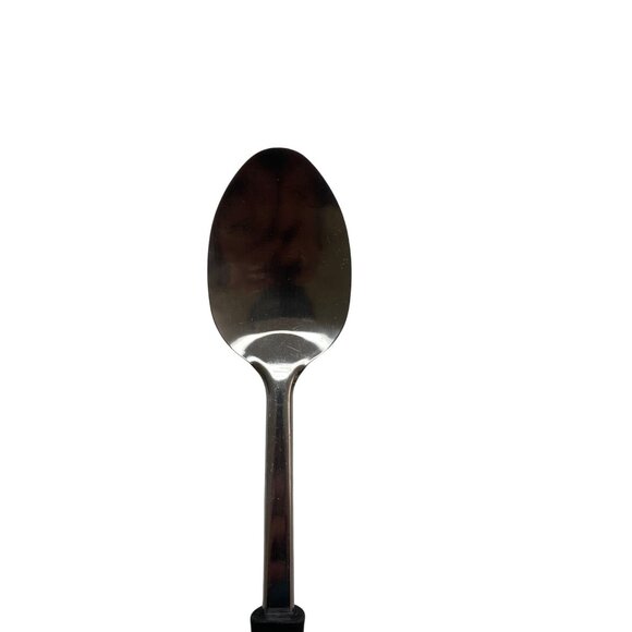 Kitchen Serving Set With Spatulas & Spoon Stainless Steel & Black Handles Durabl - Picture 8 of 12